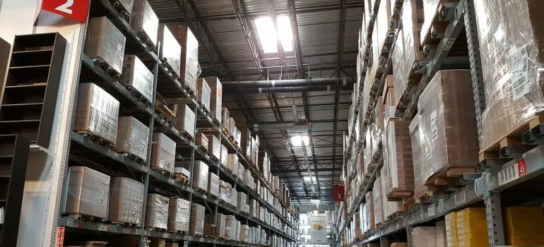A warehouse.