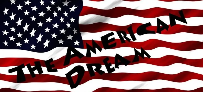 The USA flag.