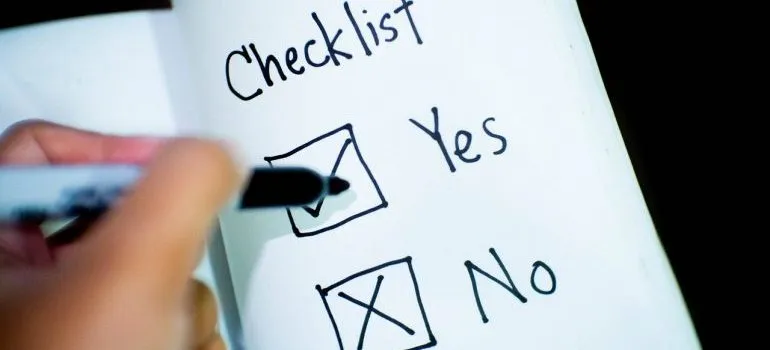 A checklist. 