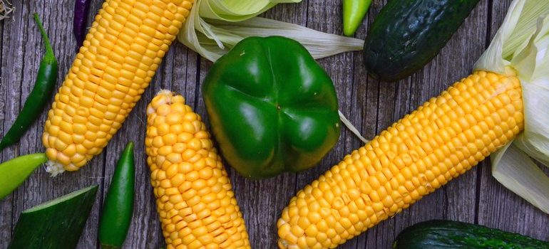 Fresh vegetables.