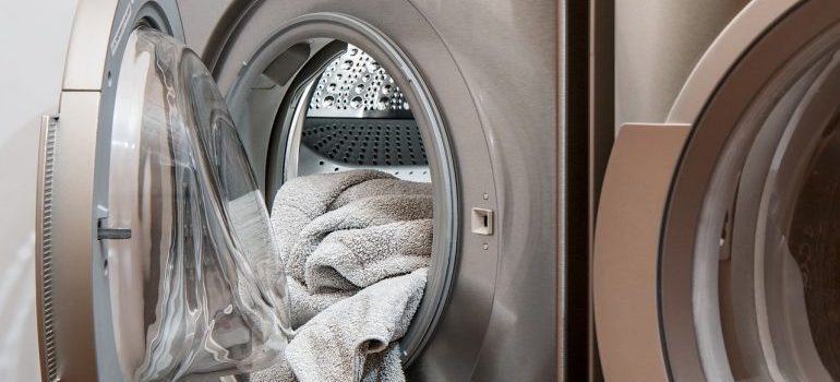 A washing machine.