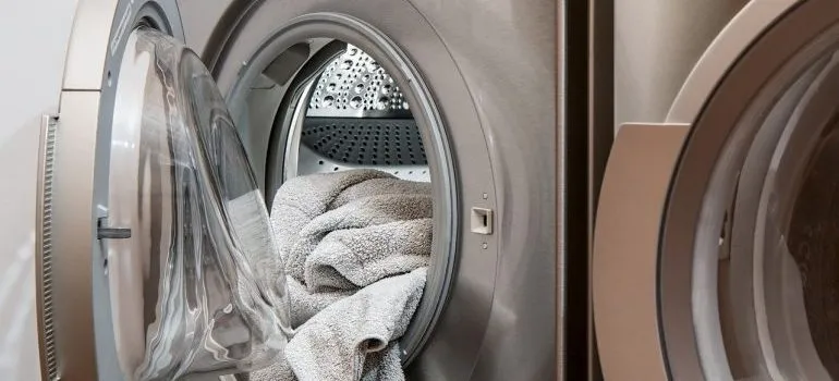 A washing machine.