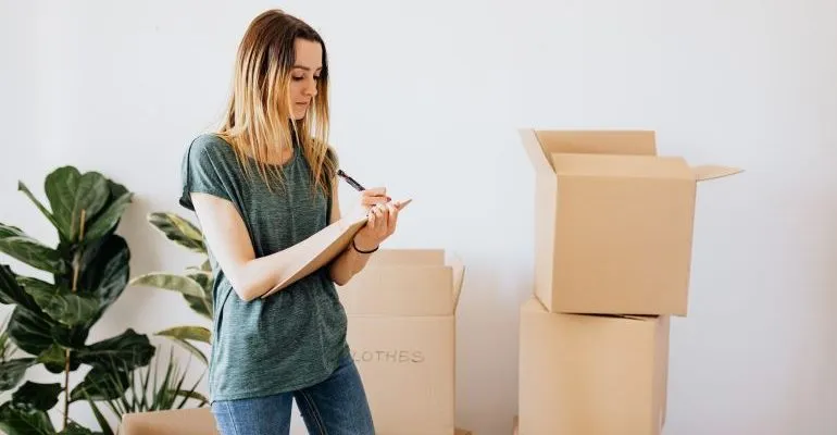 Idaho storage solutions with green doors