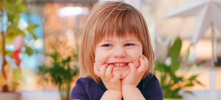 kid smiling
