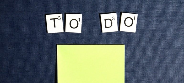 To-do list on a notepad.
