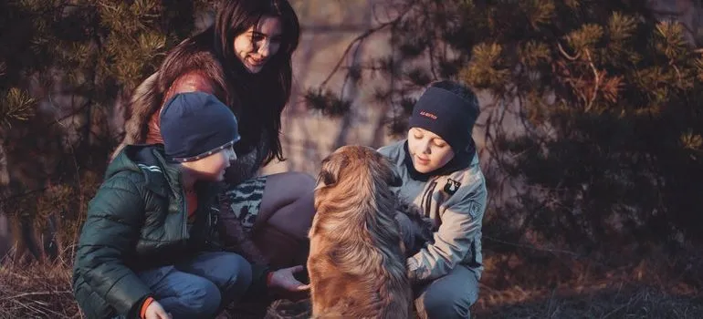 Family after moving from Twin Falls to Boise.