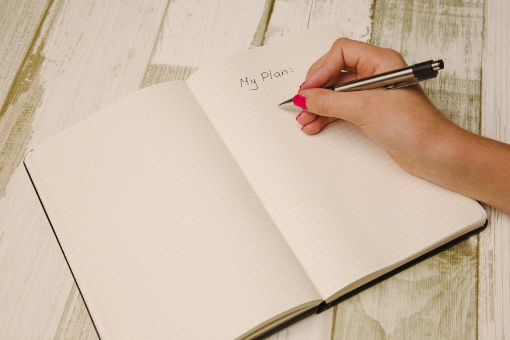 A person making a plan.