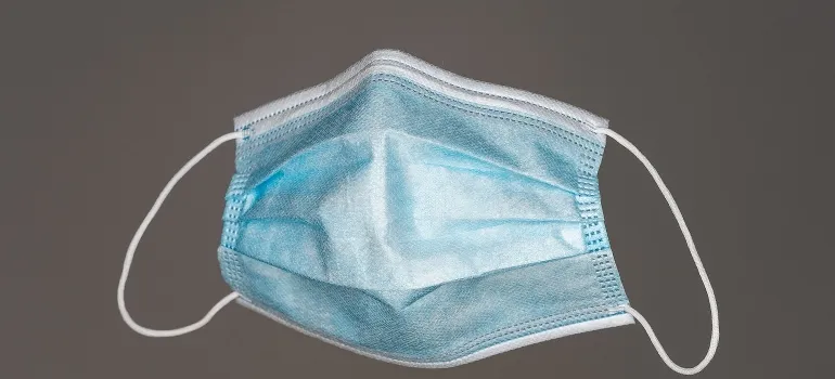 a surgical mask