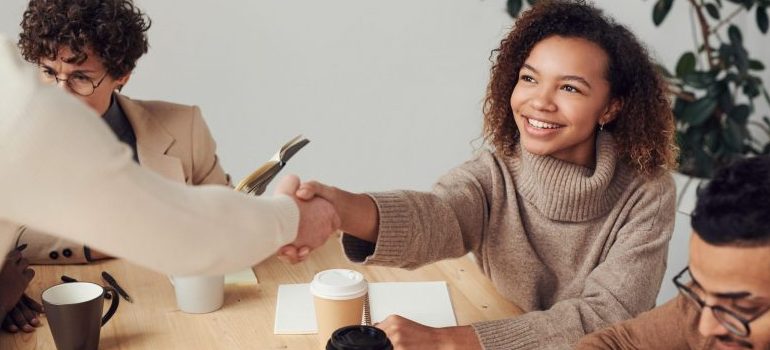 meeting, handshake