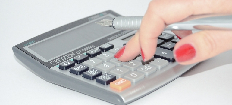 using calculator