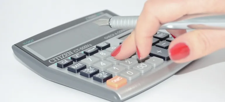 using calculator
