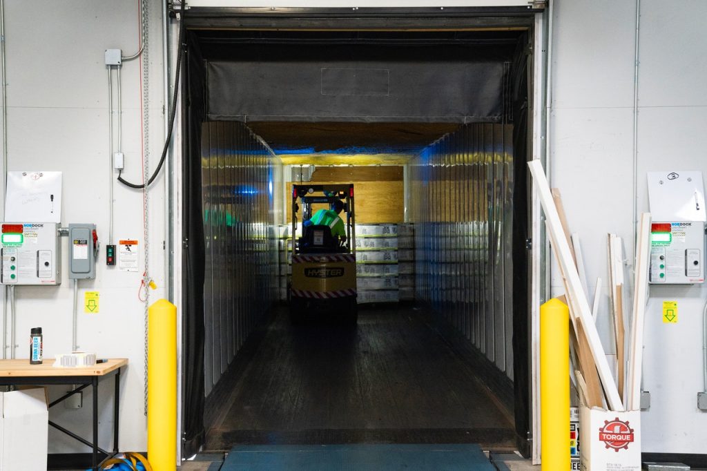 Man working in warehouse