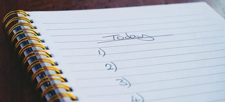 A to do list