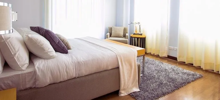 A large bed to disassemble the week before your move.