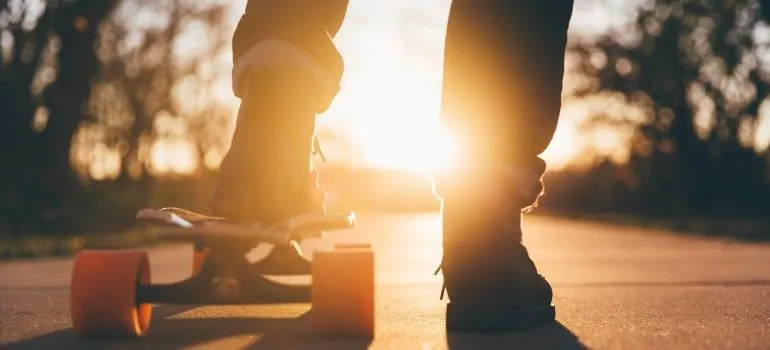 A skateboard that you can ride after moving from Bay Area to Boise.