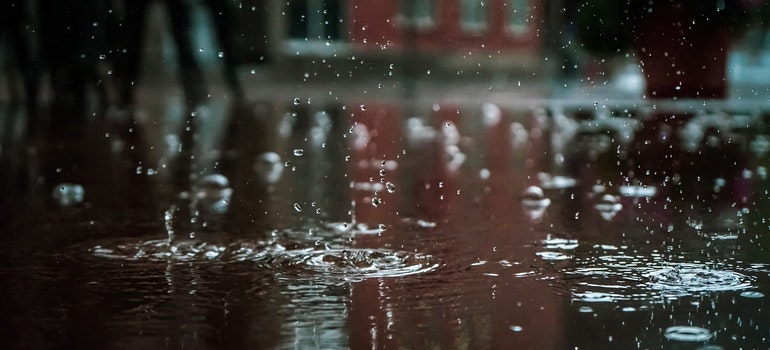 Moving during a rainstorm is doable