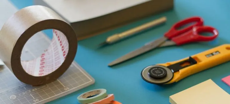 Supplies to use when moving your grandfather's clock.