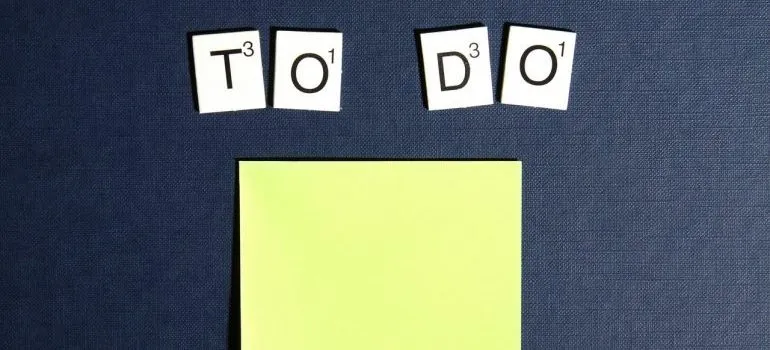 In order to complete moving from Boise to Pocatello you need to come up with a to do list