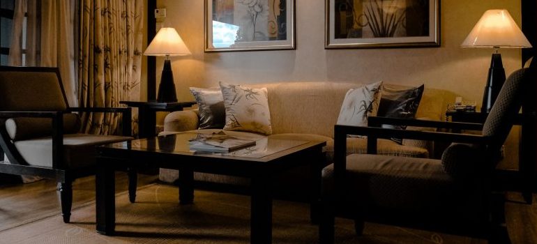 a cozy living room