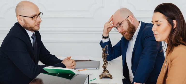 couple at a marriage counselor
