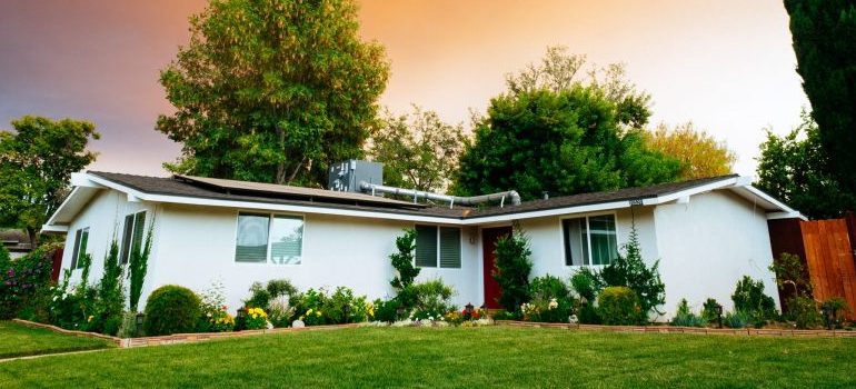 a house amid greenery