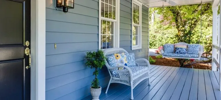 a nice porch, representing what moving from Pocatello to Meridian can bring