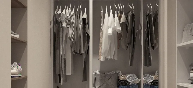 a well-organized storage unit, representing the benefits of self storage for students 