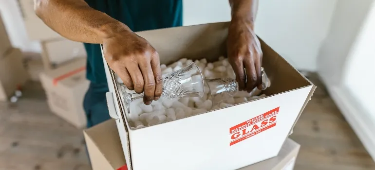 packing fragile items