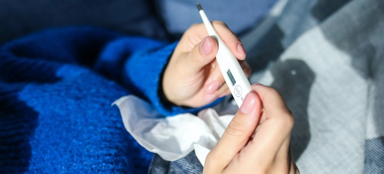 Tips on moving while feeling sick