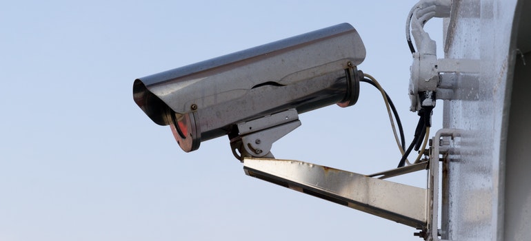 A CCTV camera.