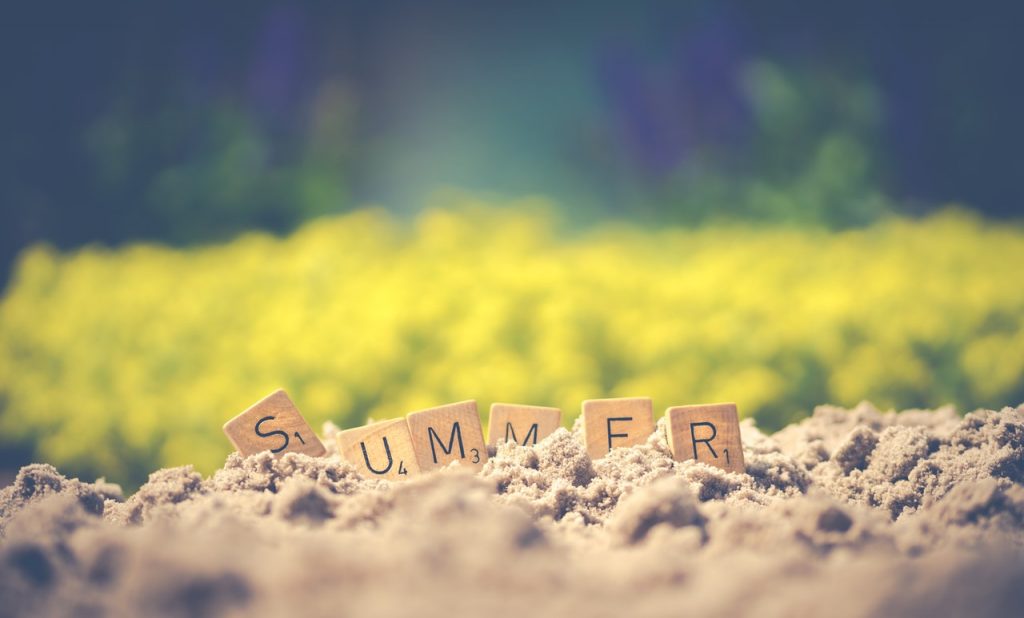 letters spelling summer