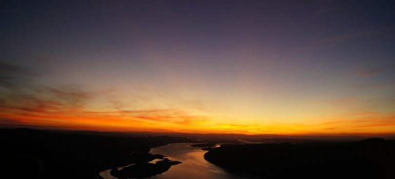 sunset in Oregon