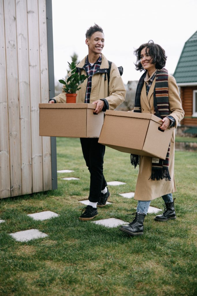 couple prepared for a move
