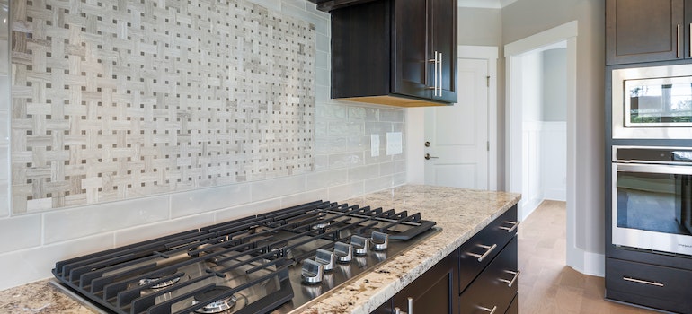 kitchen with home appliances