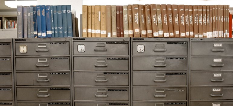 metal filing cabinets