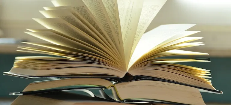 pile of books