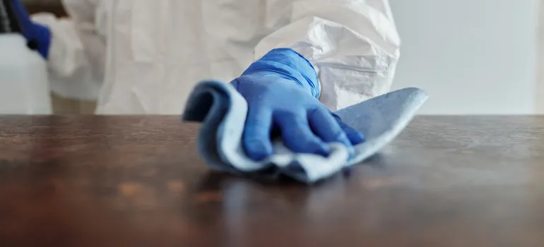 cleaning before storing medical equipment