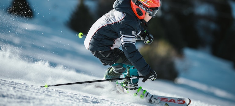 child skiing representing one of the best things to do in Boise in the winter
