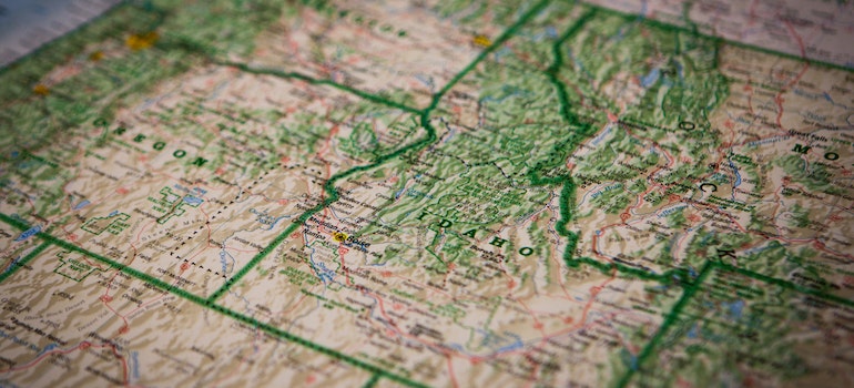 Map of Idaho