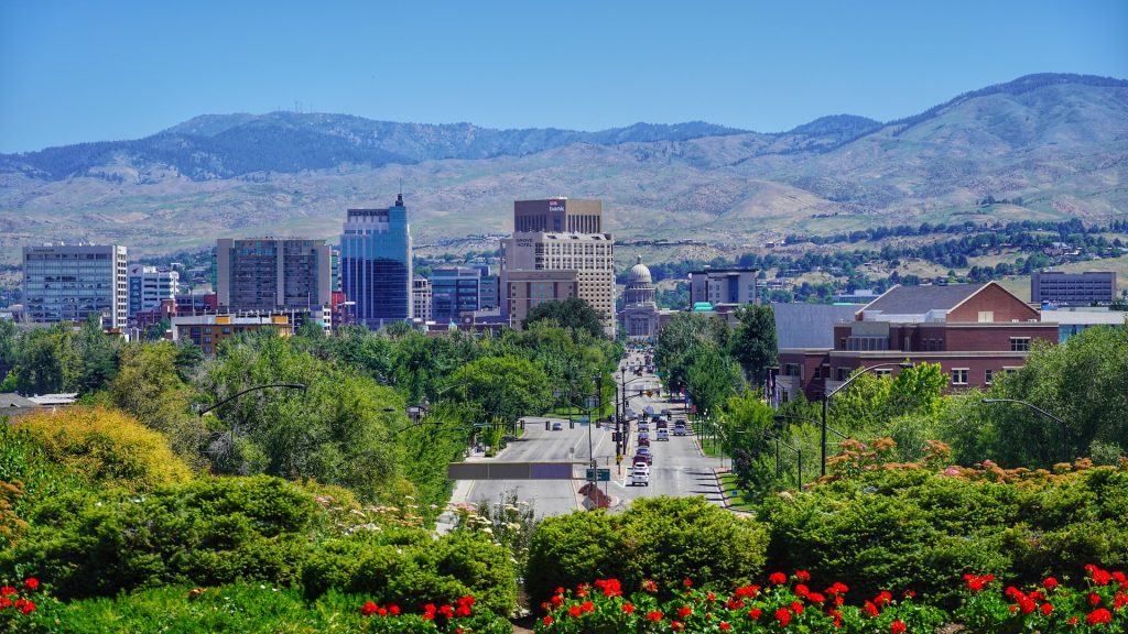 A view of downtown Boise Idaho