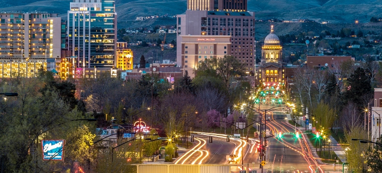 a picture of Boise city center