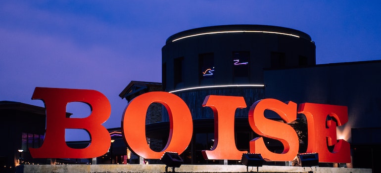 Boise sign seen after moving to the Treasure Valley