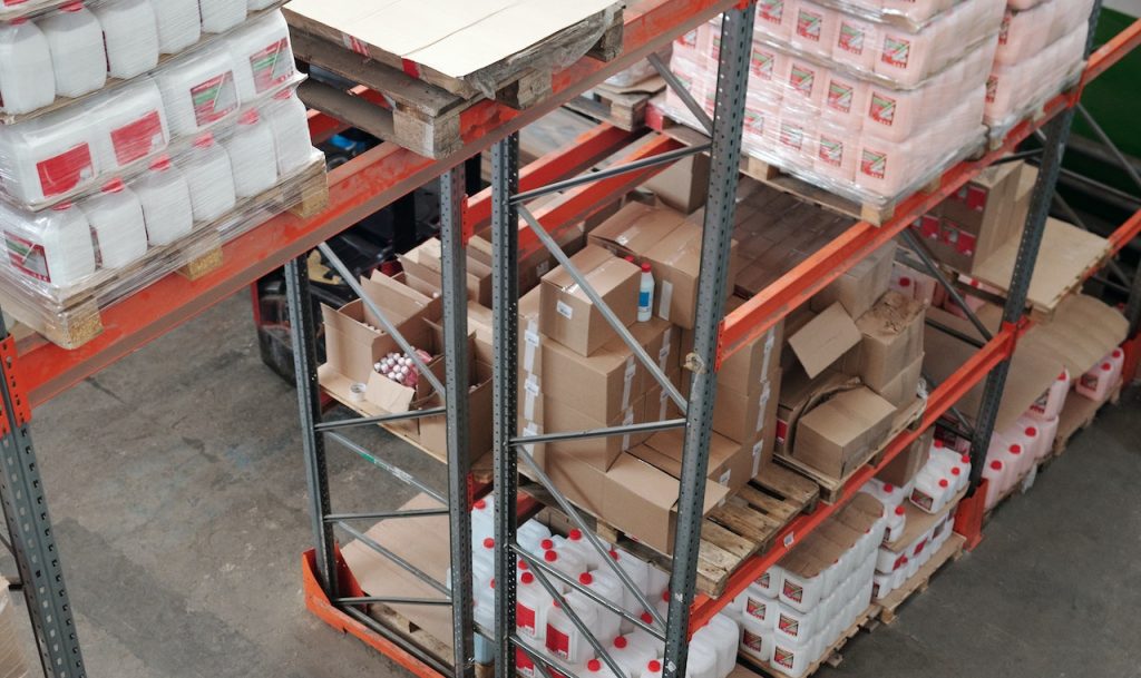 A warehouse with items Nampa businesses store in local self storage