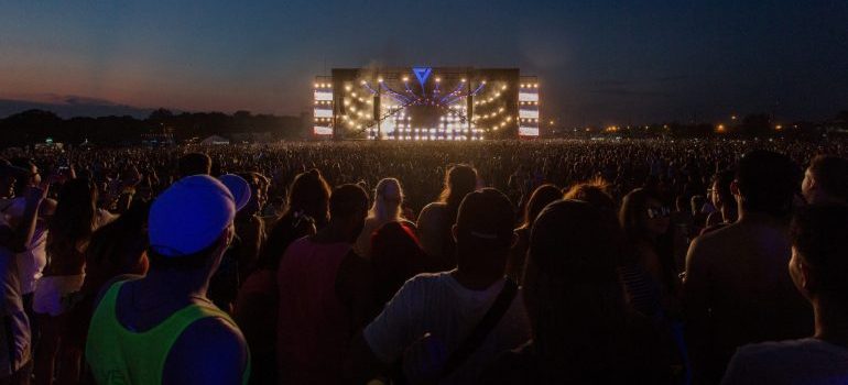 Outdoors concert at one of Caldwell's best live music venues and festivals