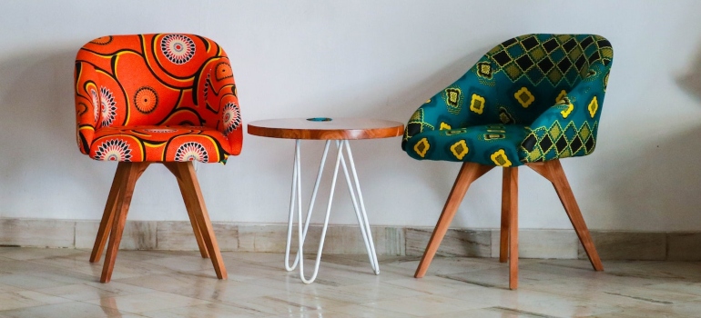 furniture in the room
