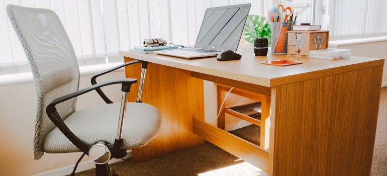 A home office