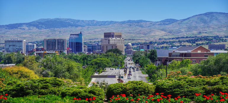 Arial photo of Boise
