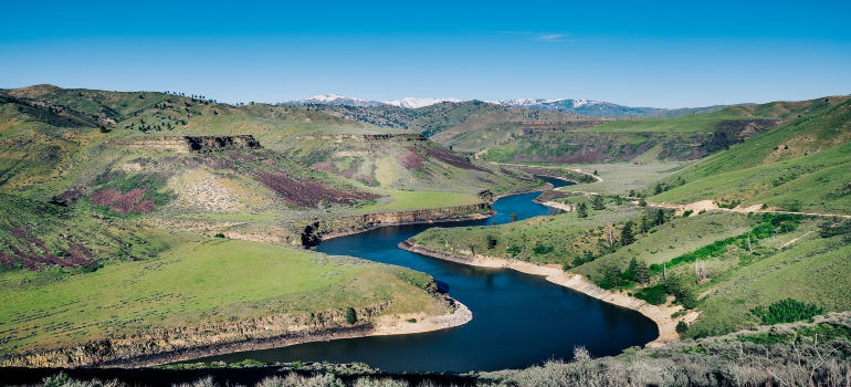 Boise River flowing through unique Treasure Valley towns