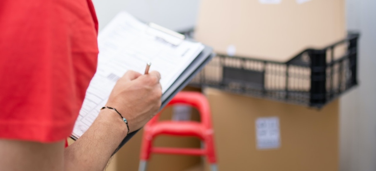 A man inventories for keeping your seasonal items organized and safe